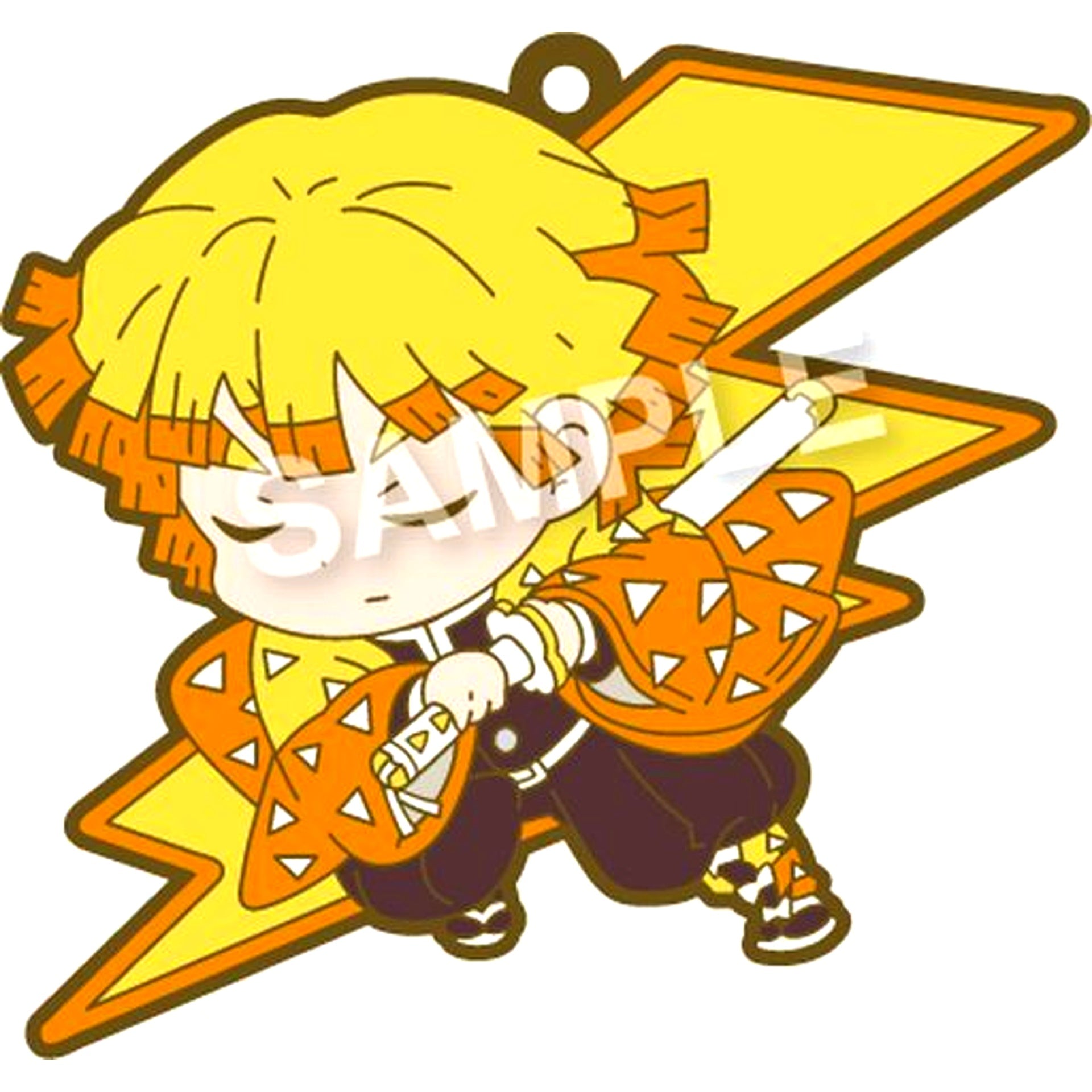 Zenitsu Agatsuma Demon Slayer: Kimetsu no Yaiba Deco!to Rubber Strap Vol.2 [USED]