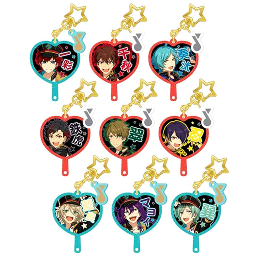 Set of 9 Ensemble Stars!! Furefure Uchiwa Charm Collection Vol. 5 [USED]