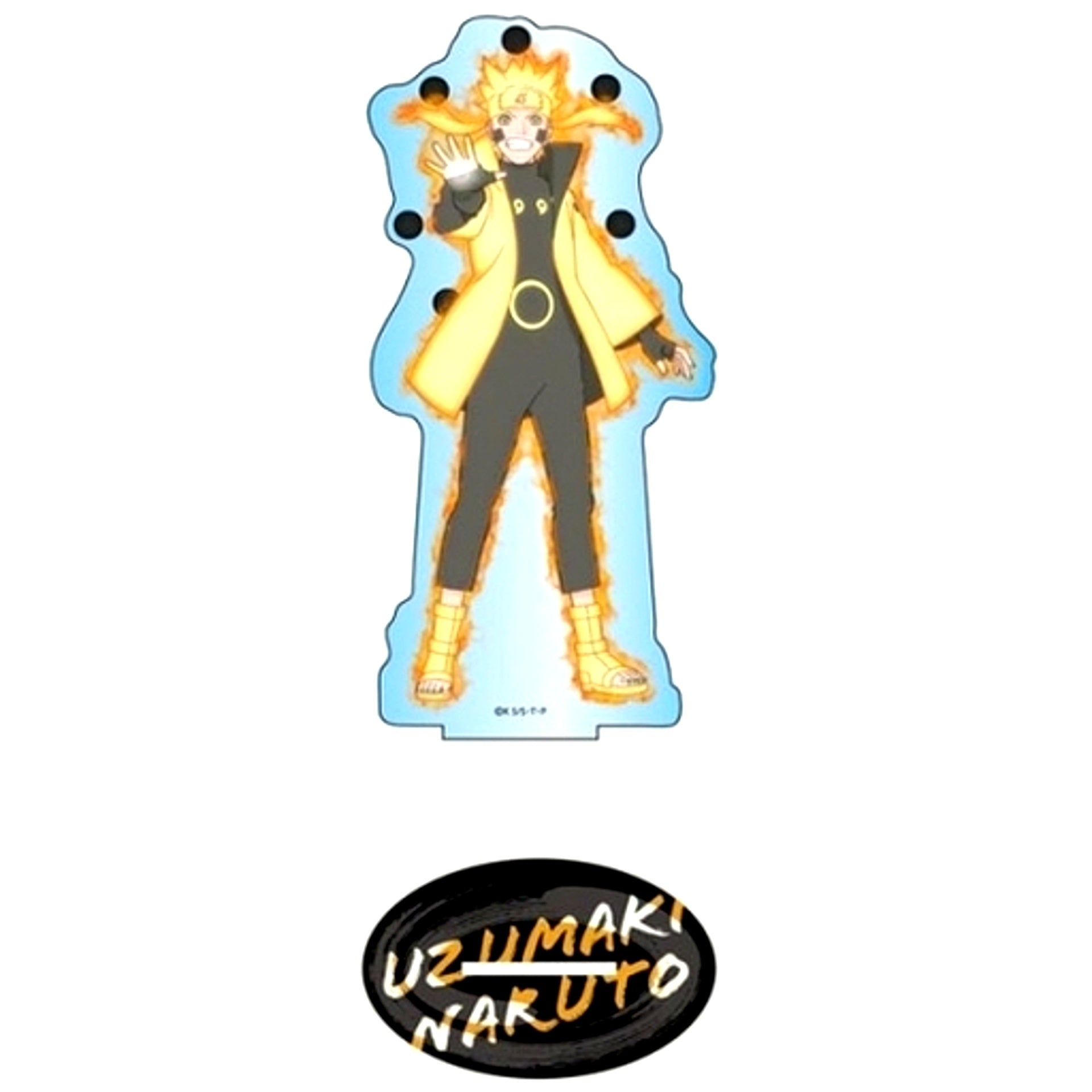 Naruto Uzumaki Ninjutsu Ver. Naruto Shippuden BIG Acrylic Stand [USED]