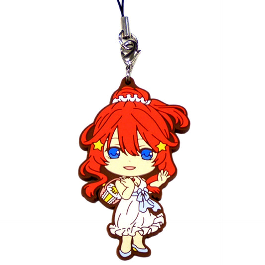 Itsuki Nakano One Piece G Prize Rubber Strap Kyun Chara Illustrations Ichiban Kuji The Quintessential Quintuplets [USED]