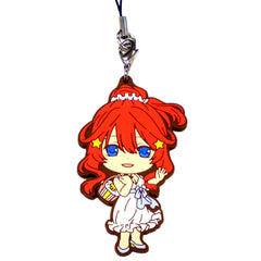 Itsuki Nakano One Piece G Prize Rubber Strap Kyun Chara Illustrations Ichiban Kuji The Quintessential Quintuplets [USED]