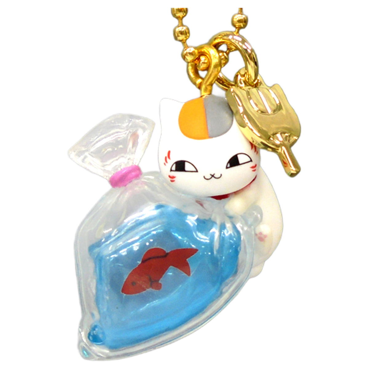 Nyanko-sensei Goldfish Natsume's Book of Friends Ichiban Kuji Festival Nyanko Sensei Charm Prize G Charm [USED]