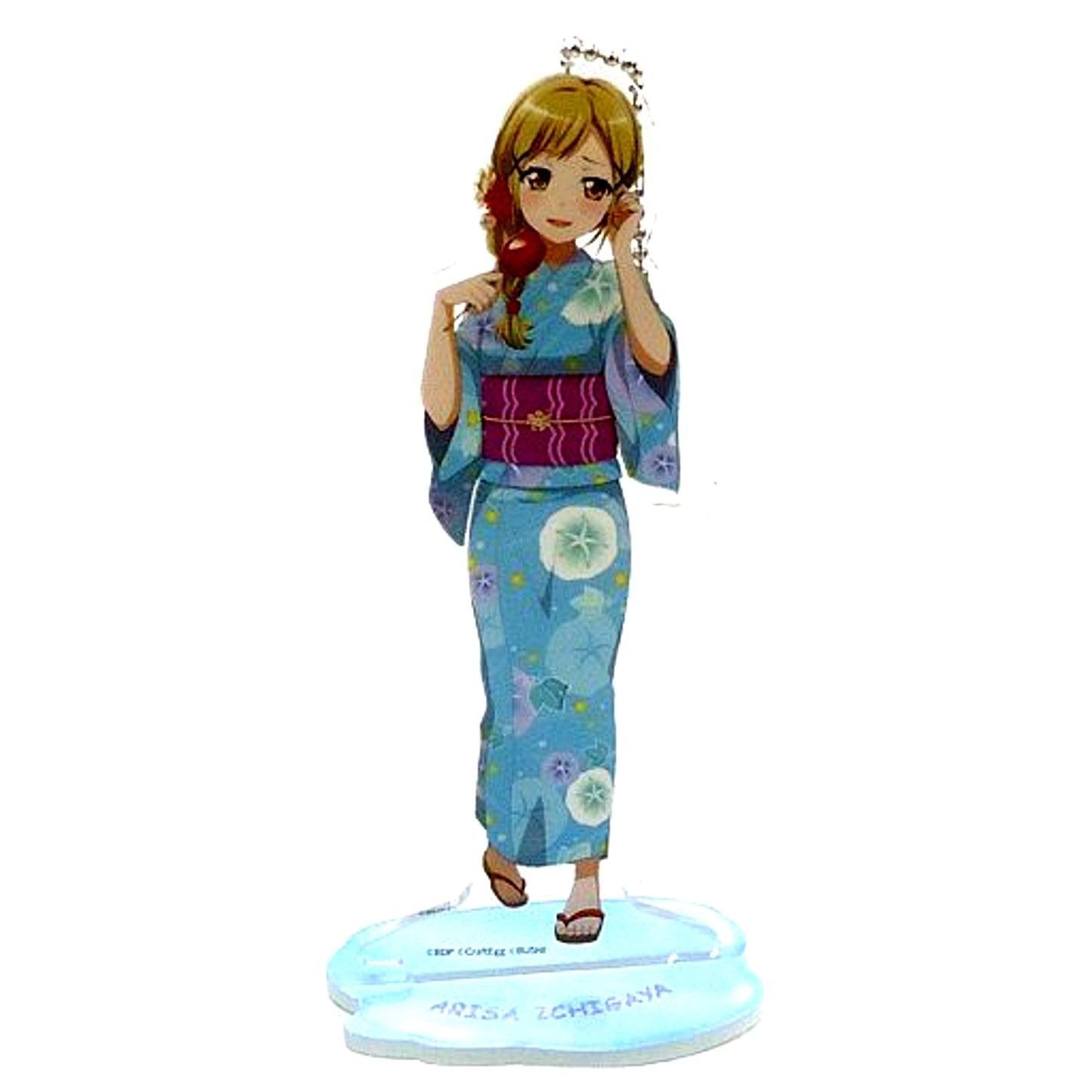 Arisa Ichigaya 2018 summer Ver. Acrylic Stand Keychain BanG Dream! Girls Band Party! [USED]