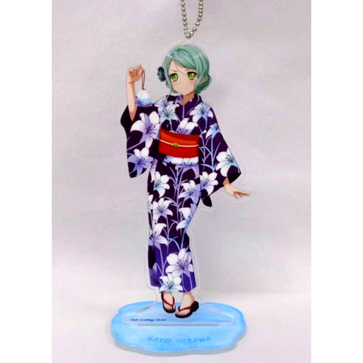 Sayo Hikawa BanG Dream! Girls Band Party! Acrylic Stand Keychain 2018 Summer Ver. [USED]