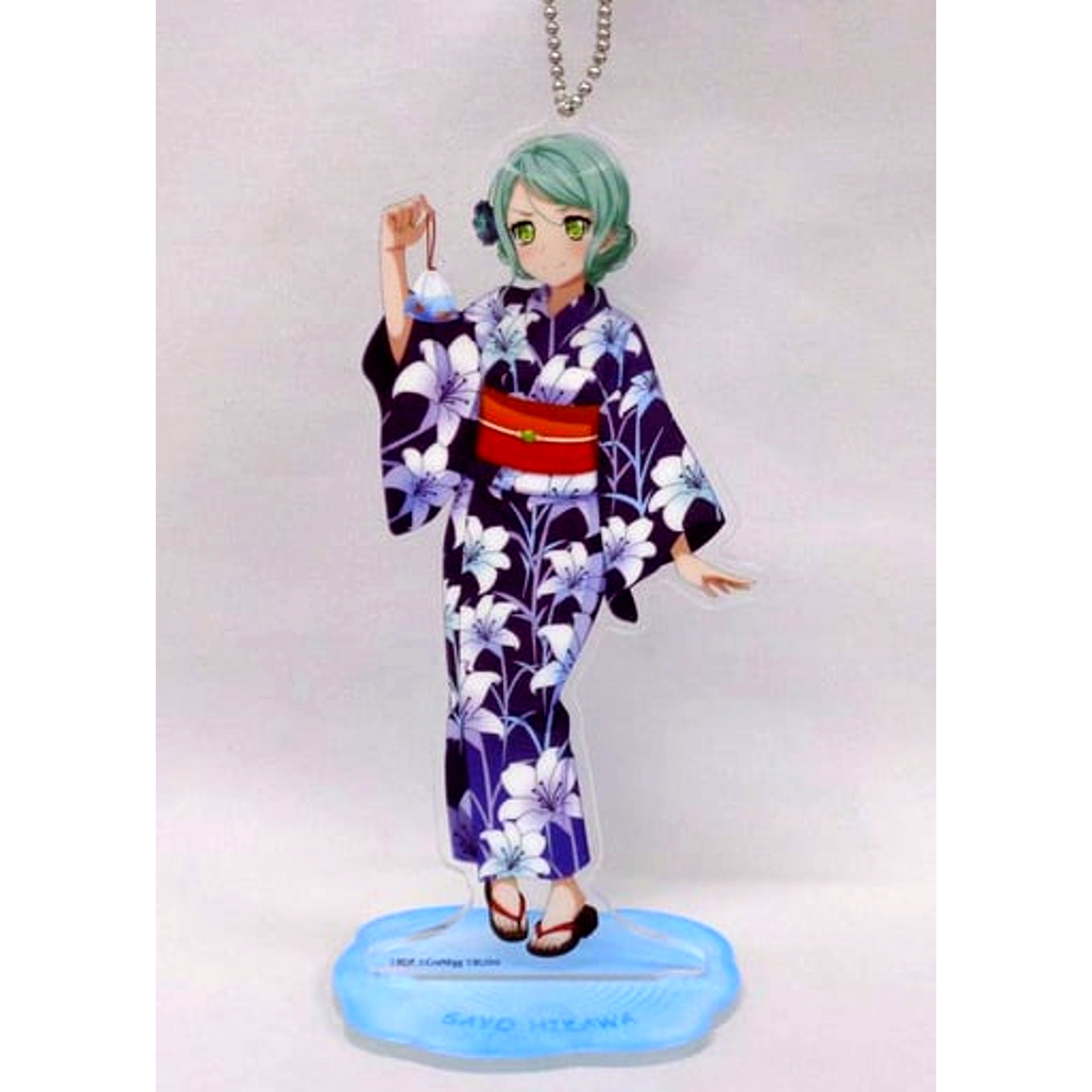 Sayo Hikawa BanG Dream! Girls Band Party! Acrylic Stand Keychain 2018 Summer Ver. [USED]