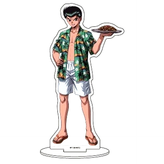 Yusuke Urameshi 07. Beach House Ver. Character Acrylic Figure YuYu Hakusho [USED]