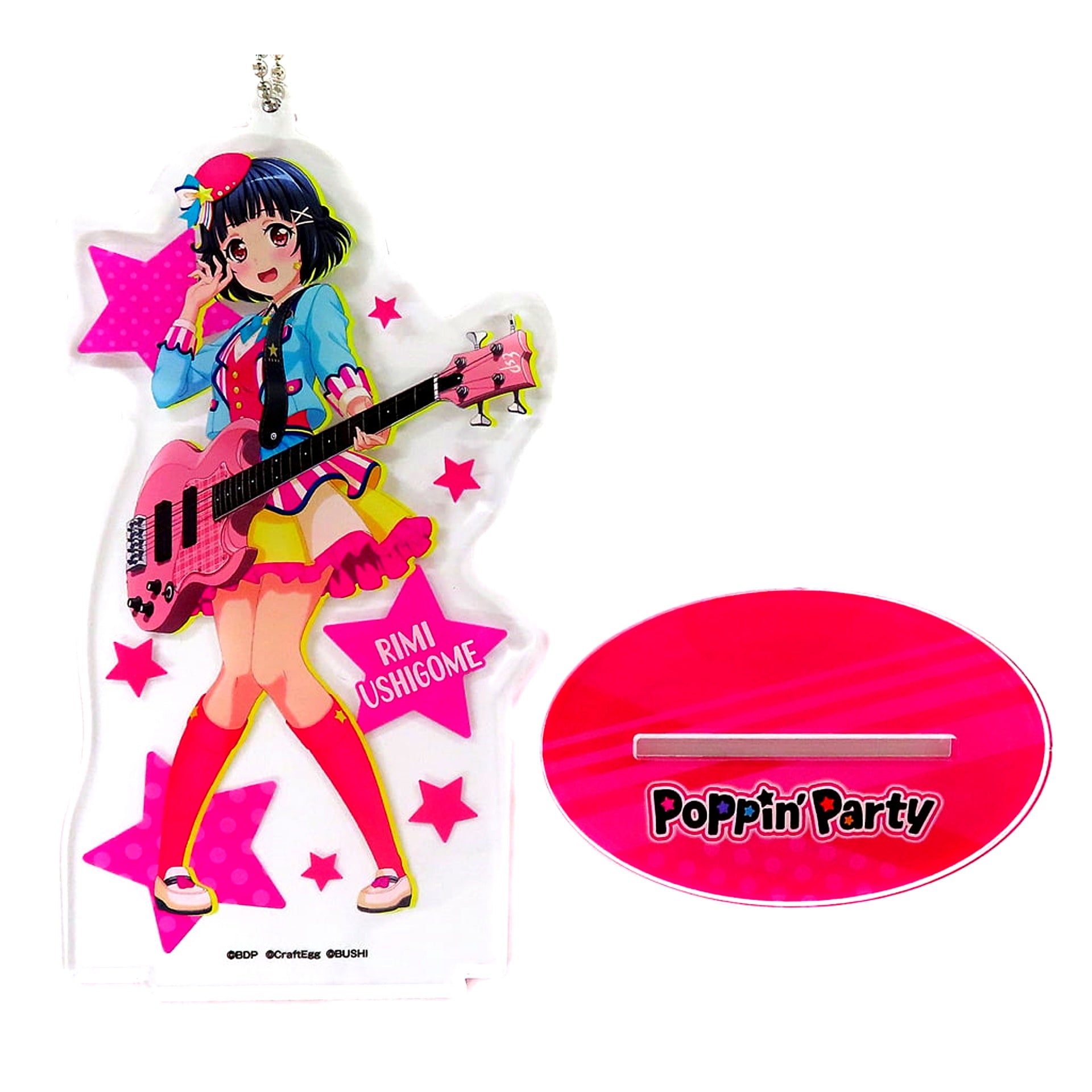 Rimi Ushigome BanG Dream! Girls Band Party! Acrylic Stand Keychain 2020 Ver. Bushiroad EC SHOP Premium Goods Store Ltd [USED]