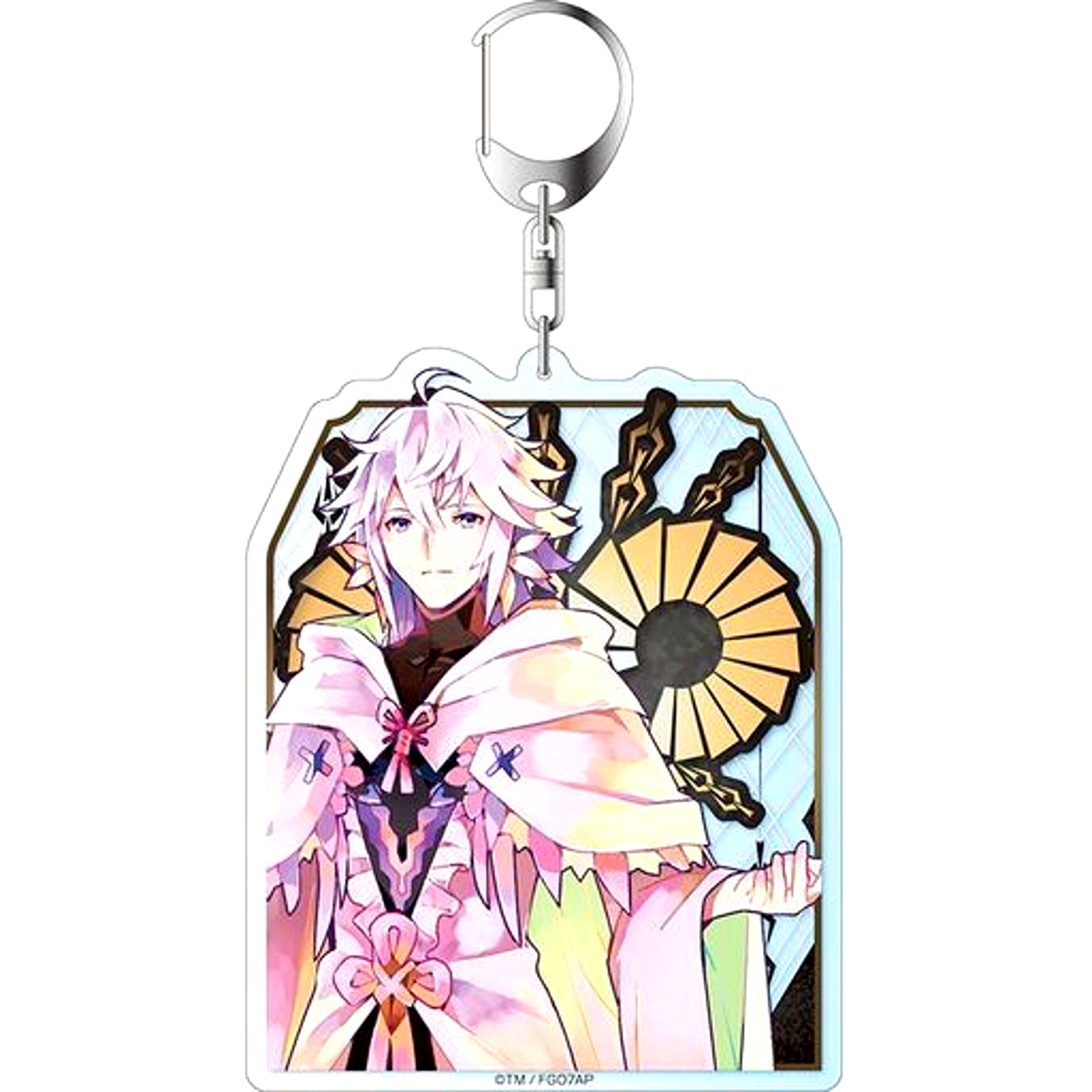 Merlin Fate/Grand Order Absolute Demonic Front Babylonia PALE TONE Series Deka Keychain [USED]