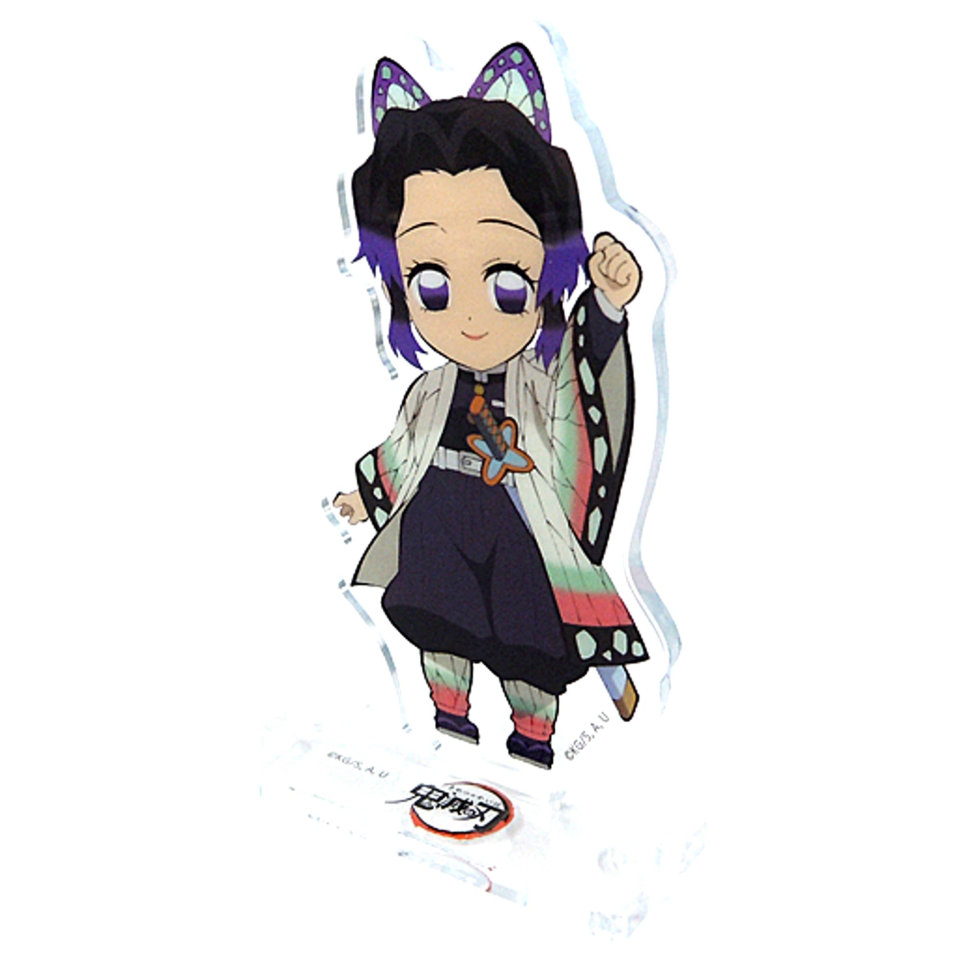 Shinobu Kocho - Left Hand Raised Demon Slayer Character Emaki Cafe in ufotable Cafe Connecting Random Acrylic Stand 6th Term [USED]