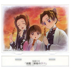 Demon Slayer: Kimetsu no Yaiba Kanao Tsuyuri & Others Evening of The Three Kocho Sisters Newly Drawn Acrylic Stand Character Emaki Cafe in Ufotable Cafe Limited Acrylic Stands [USED]