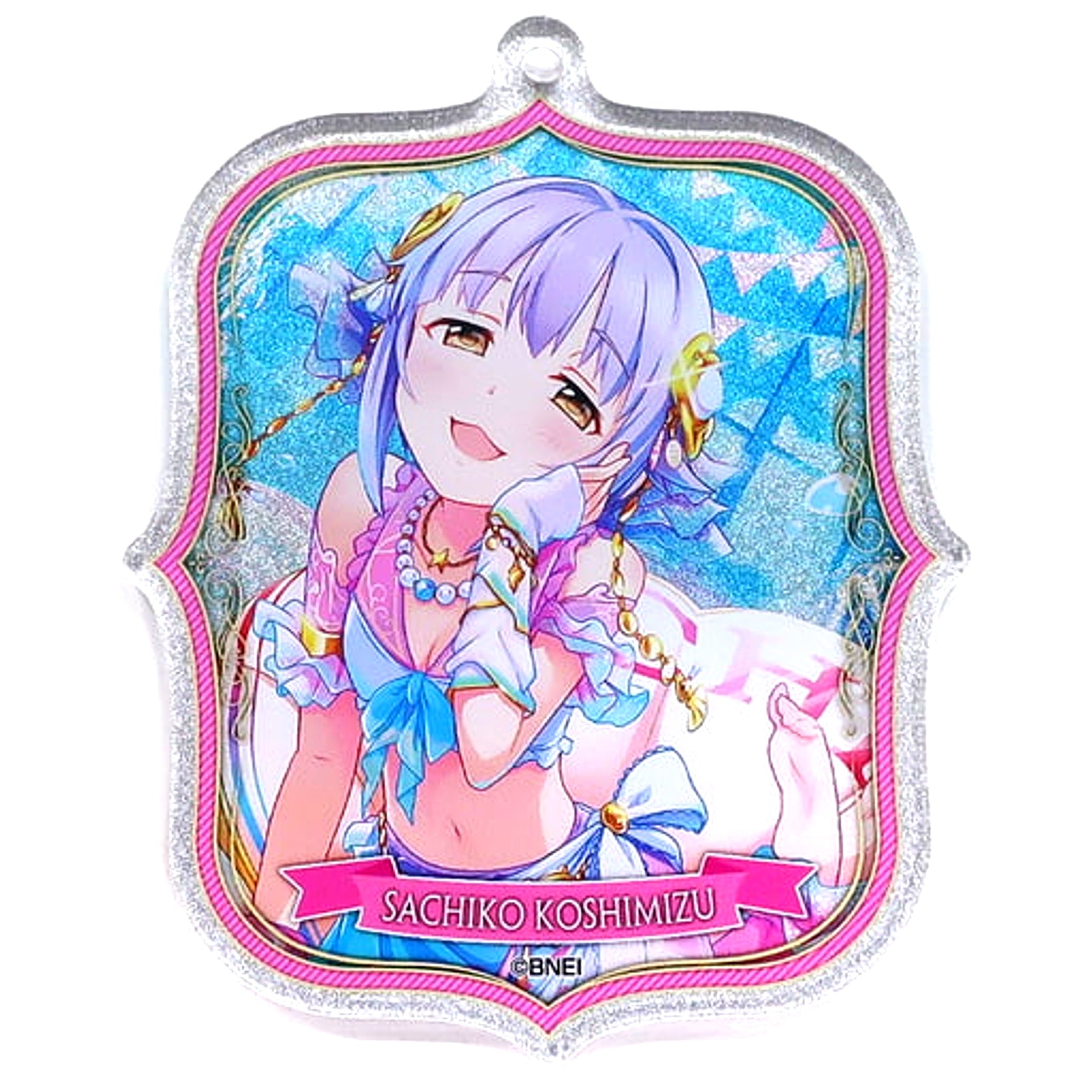Sachiko Koshimizu Hologram The Idolm@ster Cinderella Girls Trading Acrylic Keychain Vol.2 A Tokyu Hands SUMMER LAB 2020 [USED]