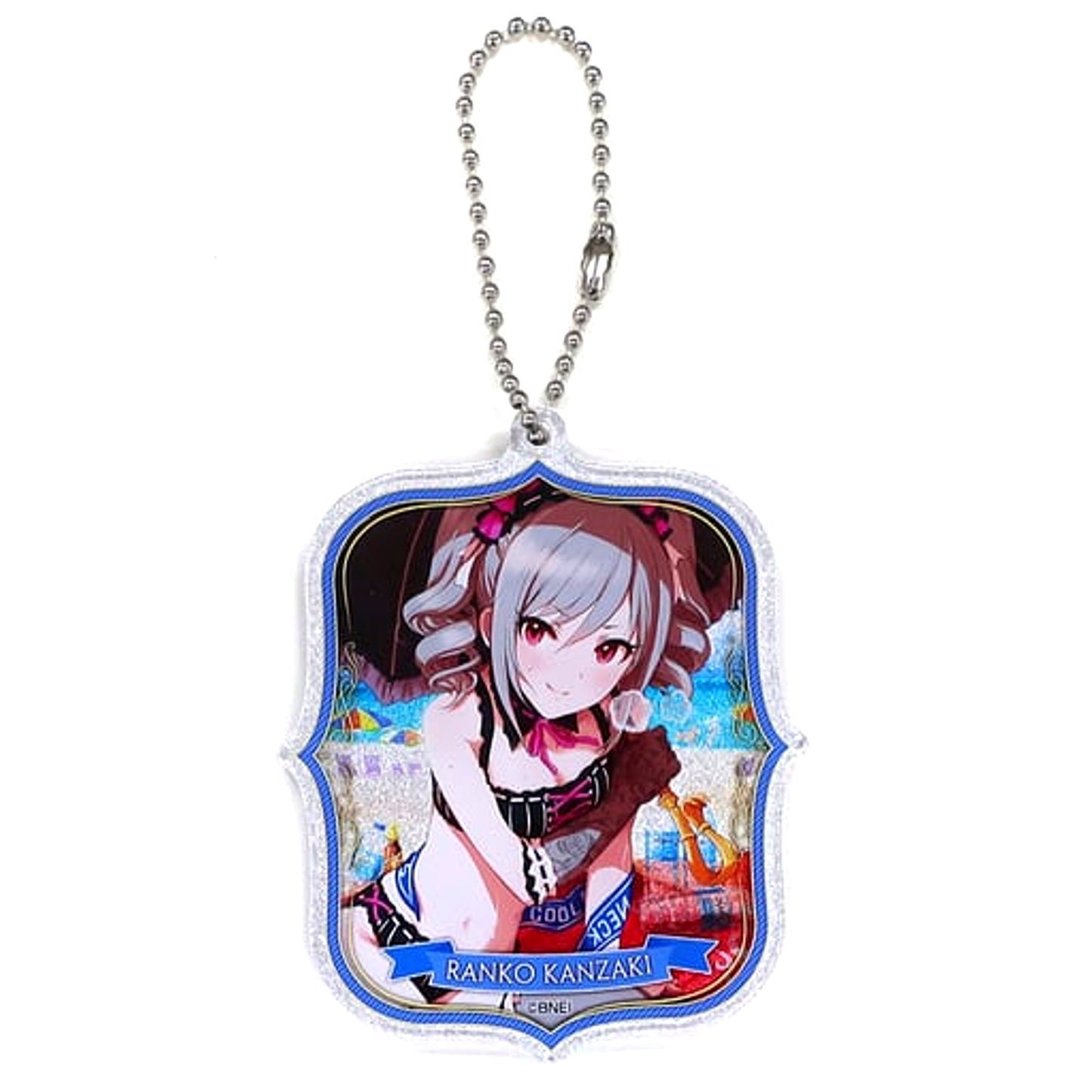 Ranko Kanzaki Hologram The Idolm@ster Cinderella Girls Trading Acrylic Keychain Vol.2 A Tokyu Hands SUMMER LAB 2020 [USED]