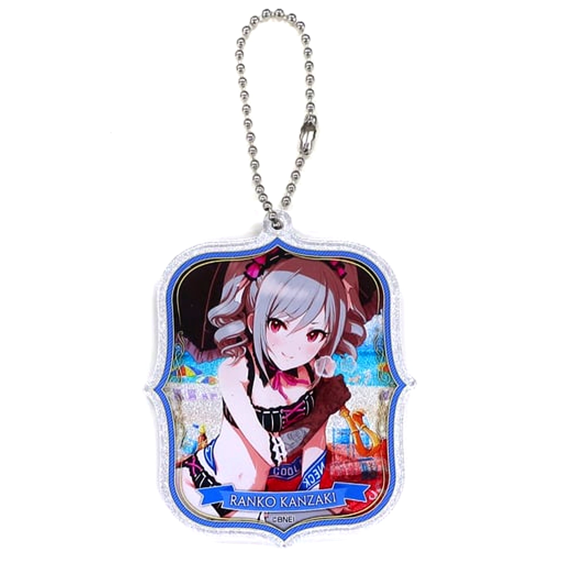 Ranko Kanzaki Hologram The Idolm@ster Cinderella Girls Trading Acrylic Keychain Vol.2 A Tokyu Hands SUMMER LAB 2020 [USED]