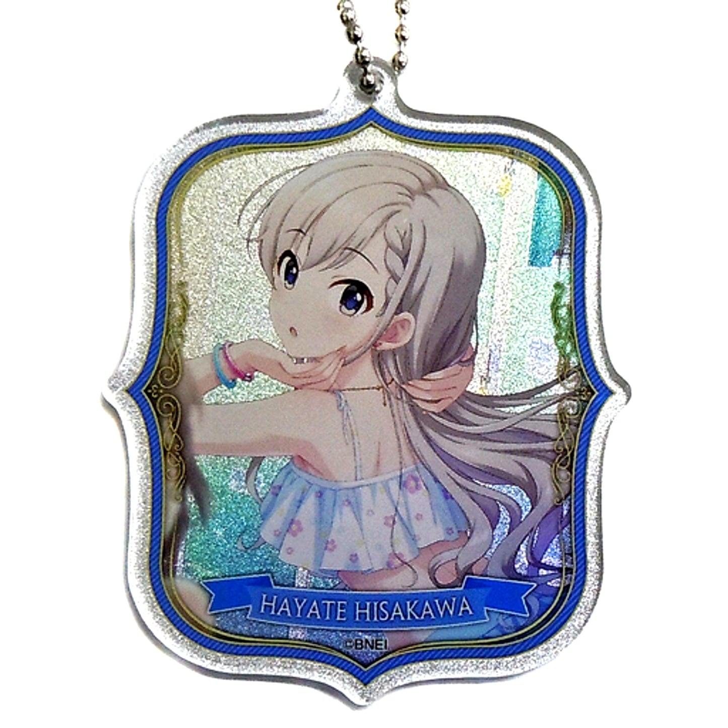Hayate Hisakawa Hologram The Idolmaster Cinderella Girls Trading Acrylic Keychain Vol.2 A The Idolmaster x Tokyu Hands Summer Lab 2020 Goods [USED]