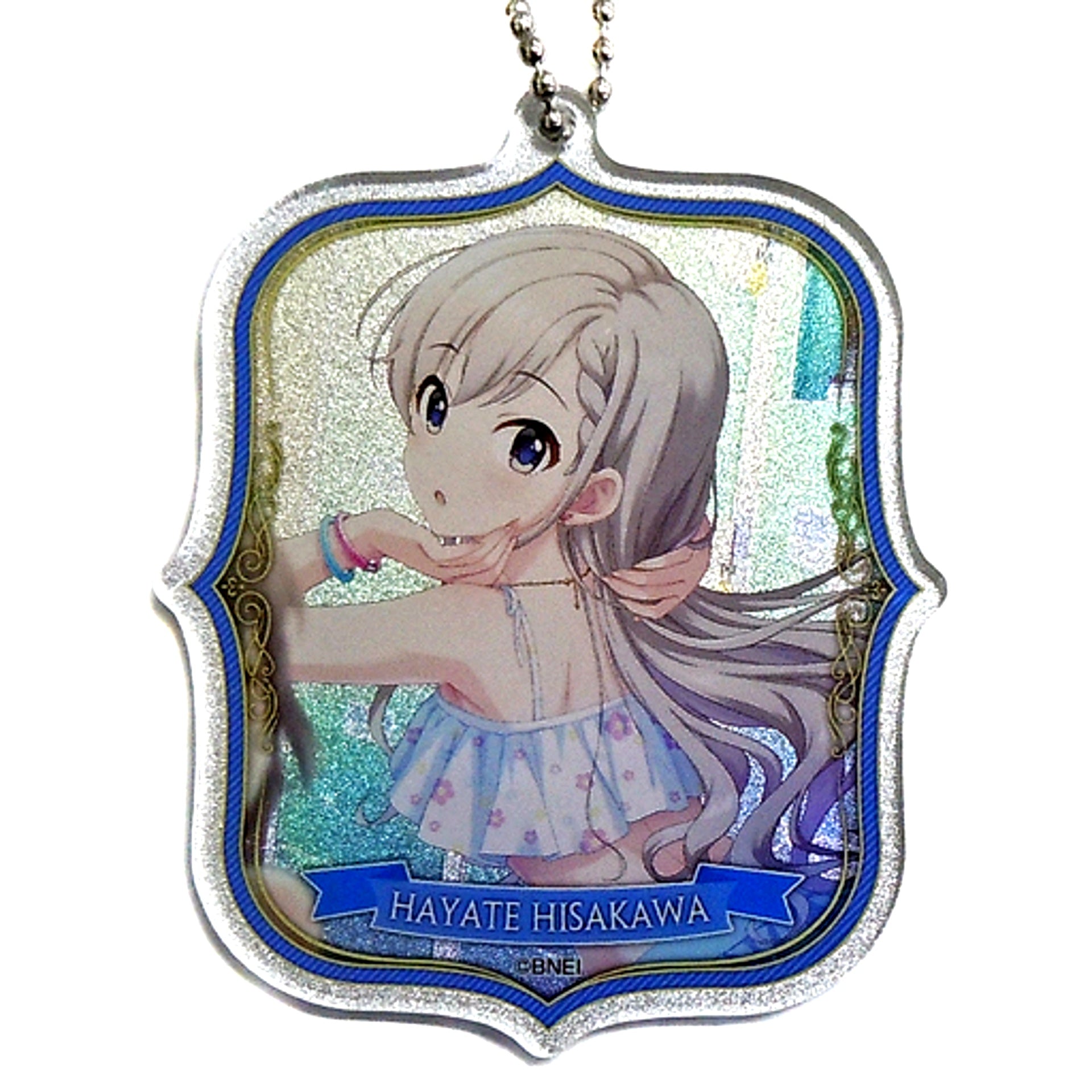 Hayate Hisakawa Hologram The Idolmaster Cinderella Girls Trading Acrylic Keychain Vol.2 A The Idolmaster x Tokyu Hands Summer Lab 2020 Goods [USED]