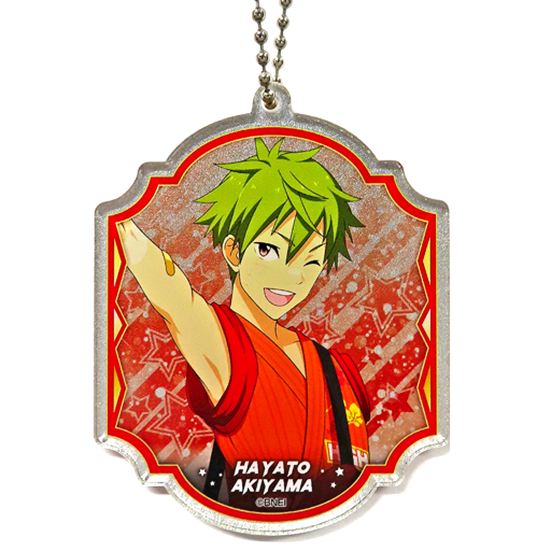 Hayato Akiyama Hologram The Idolm@ster SideM Trading Acrylic Keychain Vol.2 A Tokyu Hands SUMMER LAB 2020 [USED]