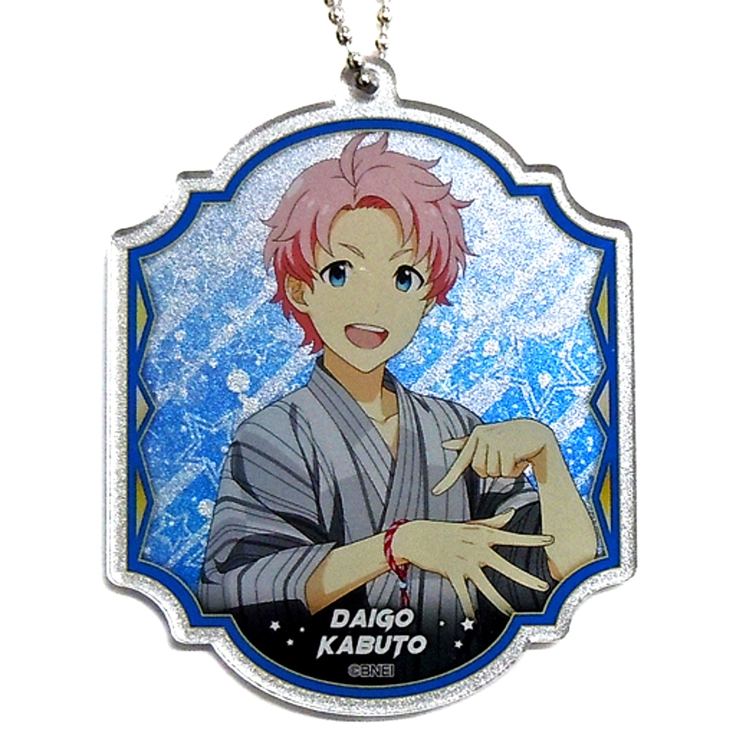Daigo Kabuto Hologram The Idolm@ster SideM Trading Acrylic Keychain Vol.2 A Tokyu Hands SUMMER LAB 2020 [USED]