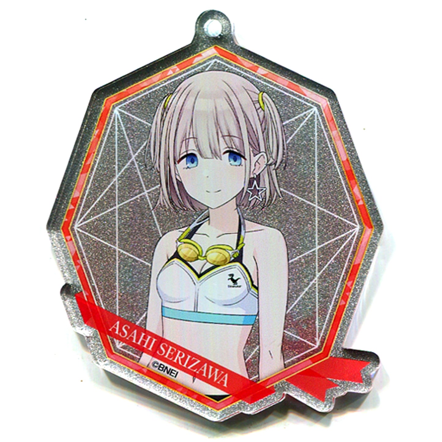 Asahi Serizawa Hologram The Idolm@ster Shiny Colors Trading Acrylic Keychain Vol.2 Tokyu Hands SUMMER LAB 2020 [USED]