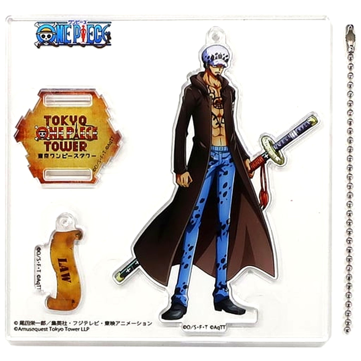 Trafalgar Law One Piece Tokyo Tower Character Ranking Acrylic Stand Charm Tongari Store [USED]