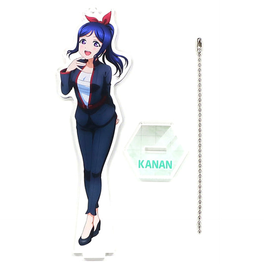 Kanan Matsuura Winter Clothes Ver. Acrylic Stand BIG Love Live! Sunshine!! Lalaport Numazu [USED]