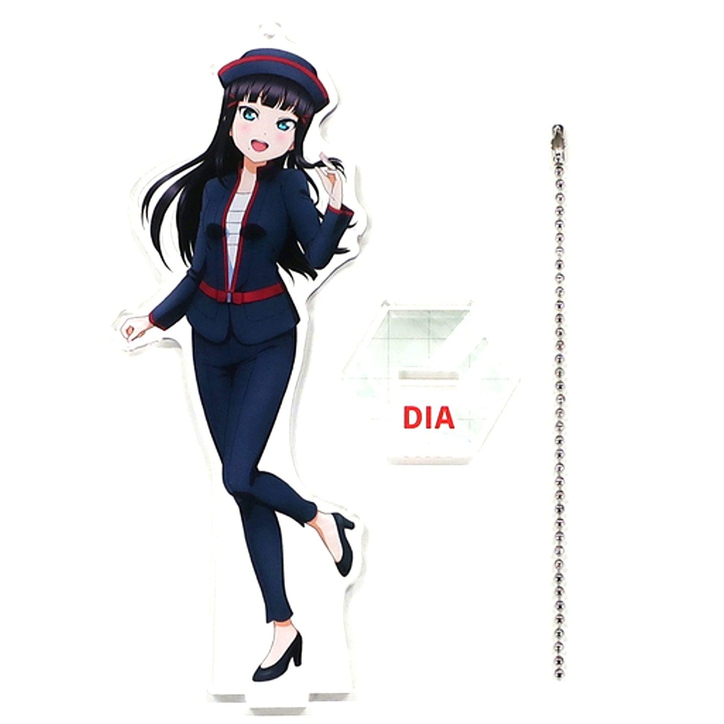 Dia Kurosawa Winter Clothes Ver. Big Acrylic Stand Love Live! Sunshine!! x LaLaport Numazu [USED]