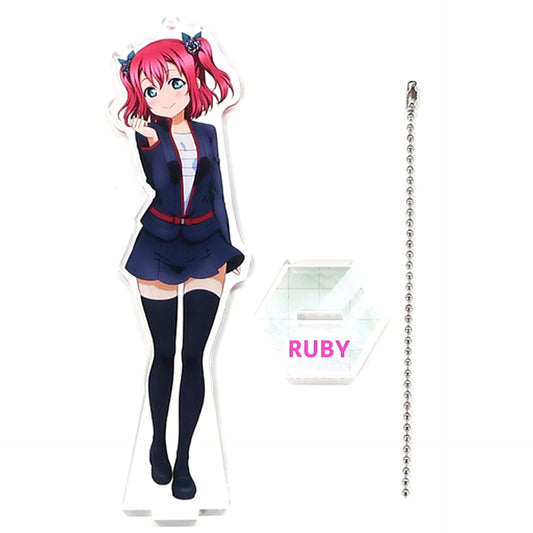Ruby Kurosawa Winter Clothes Ver. Acrylic Stand BIG Love Live! Sunshine!! Lalaport Numazu [USED]