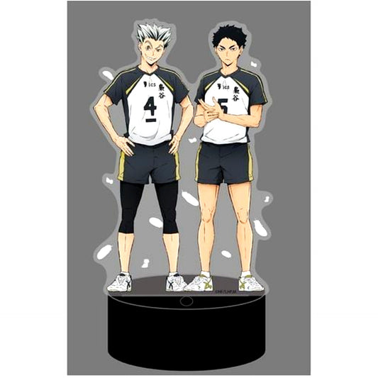 05. Fukurodani Academy LED Big Acrylic Stand Haikyu!! TO THE TOP [USED]