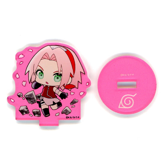 Sakura Haruno Ninjutsu Ver. Puni Chara Mini Acrylic Stand Naruto Shippuden x The Chara Shop [USED]