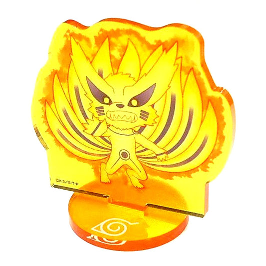 Kurama Naruto: Shippuden Puni Chara The Chara Shop Mini Acrylic Stand Ninjutsu Ver [USED]