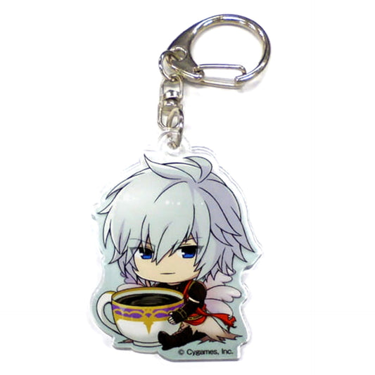 Granblue Fantasy Lucifer Gyugyutto Trading Acrylic Keychain Keychains [USED]
