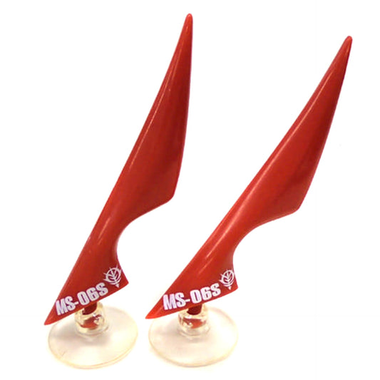 Char Aznable Motif Midium Mobile Suit Gundam Set of 2 Everything is Char-Exclusive. Suction Cup Mascot [USED]