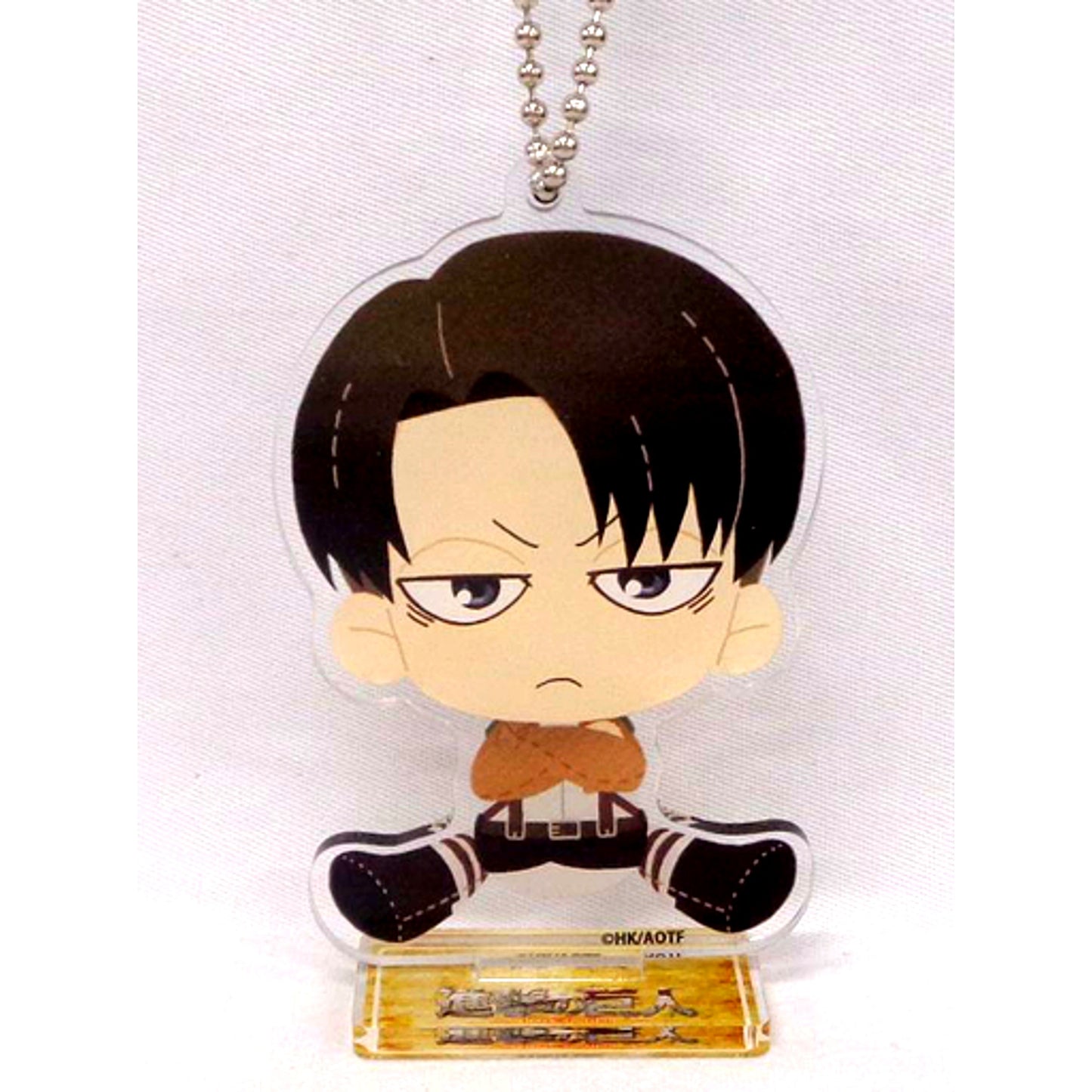 Levi Ackerman Attack on Titan COLLABO CAFE HONPO LABO Acrylic Stand Second Half Ver [USED]