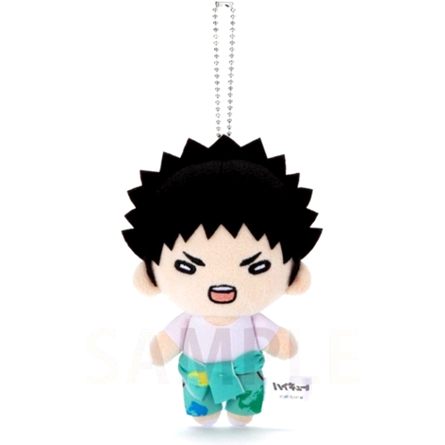 Hajime Iwaizumi Haikyu!! Nitotan Paint Suit Plush with Ball Chain [USED]
