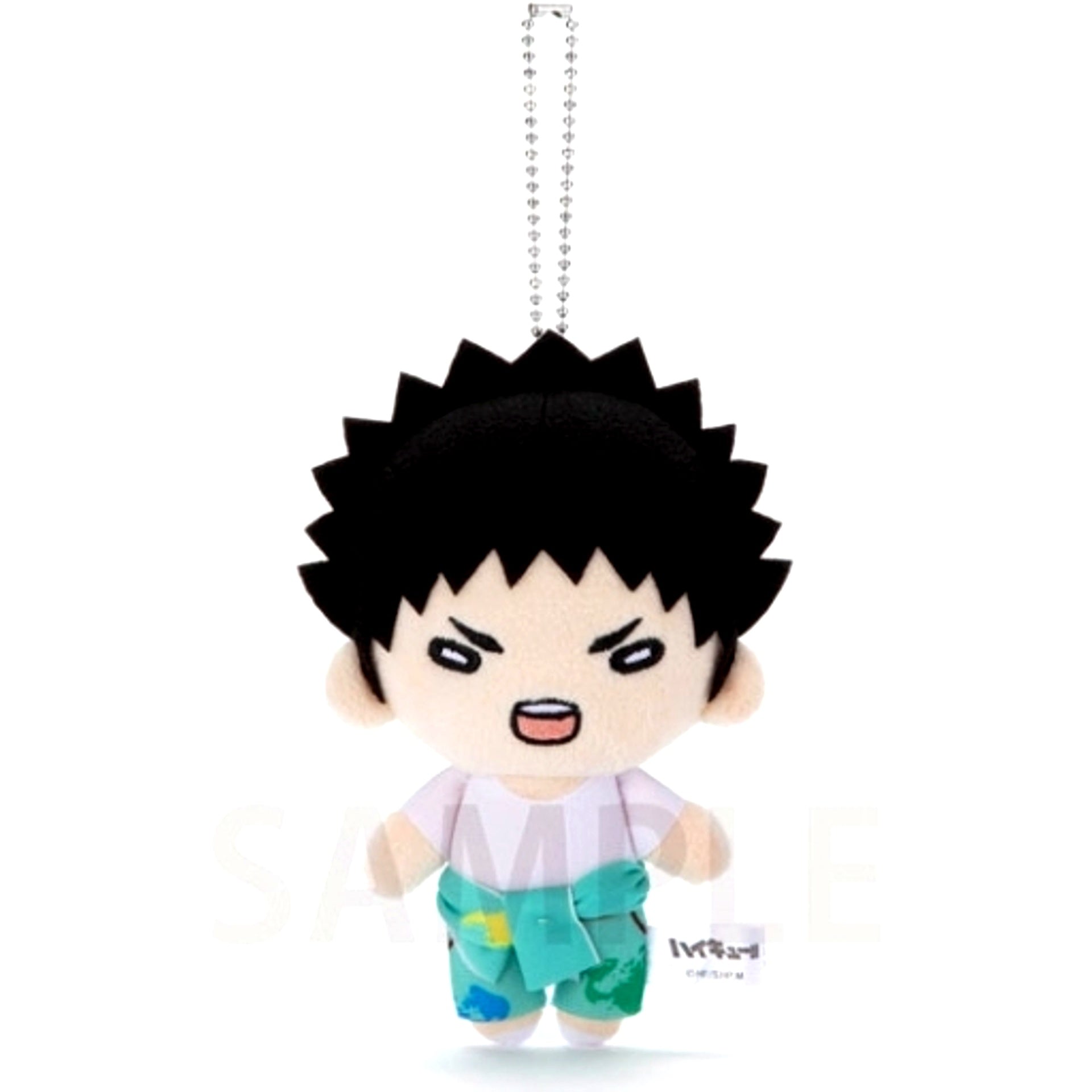 Hajime Iwaizumi Haikyu!! Nitotan Paint Suit Plush with Ball Chain [USED]