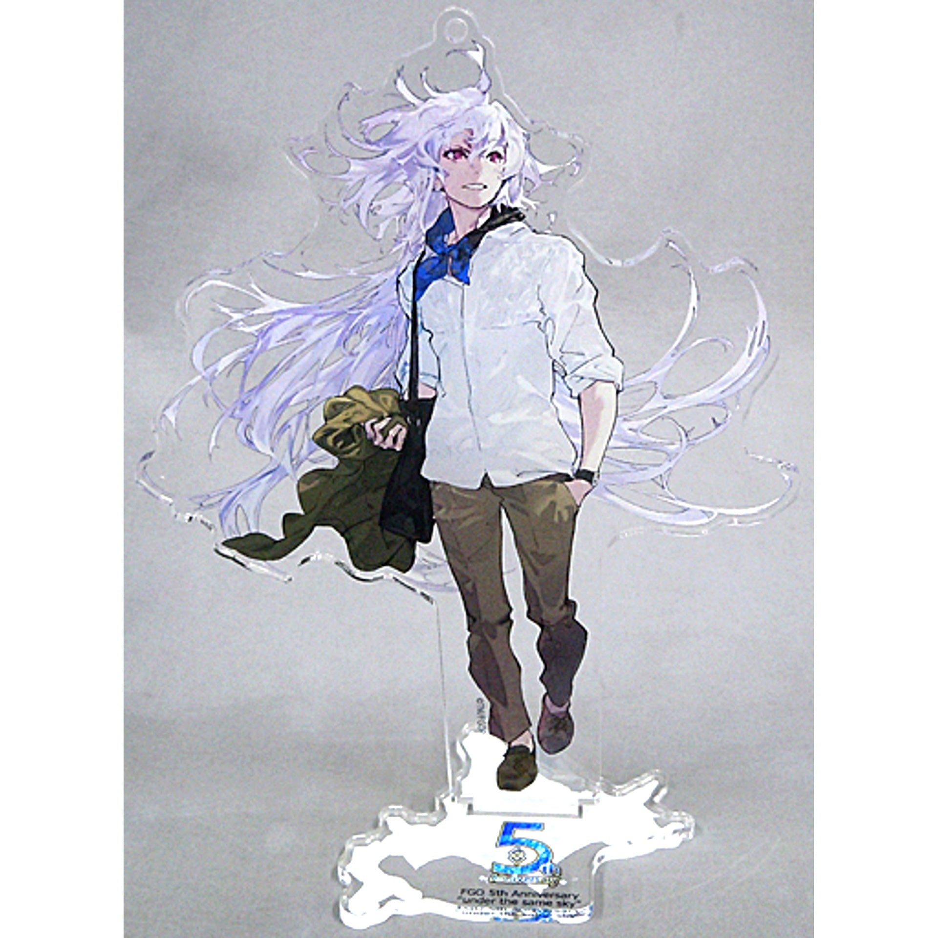 Merlin Fate/Grand Order Acrylic Mascot Hokkaido Tohoku Ver. 5th Anniversary under the same sky [USED]