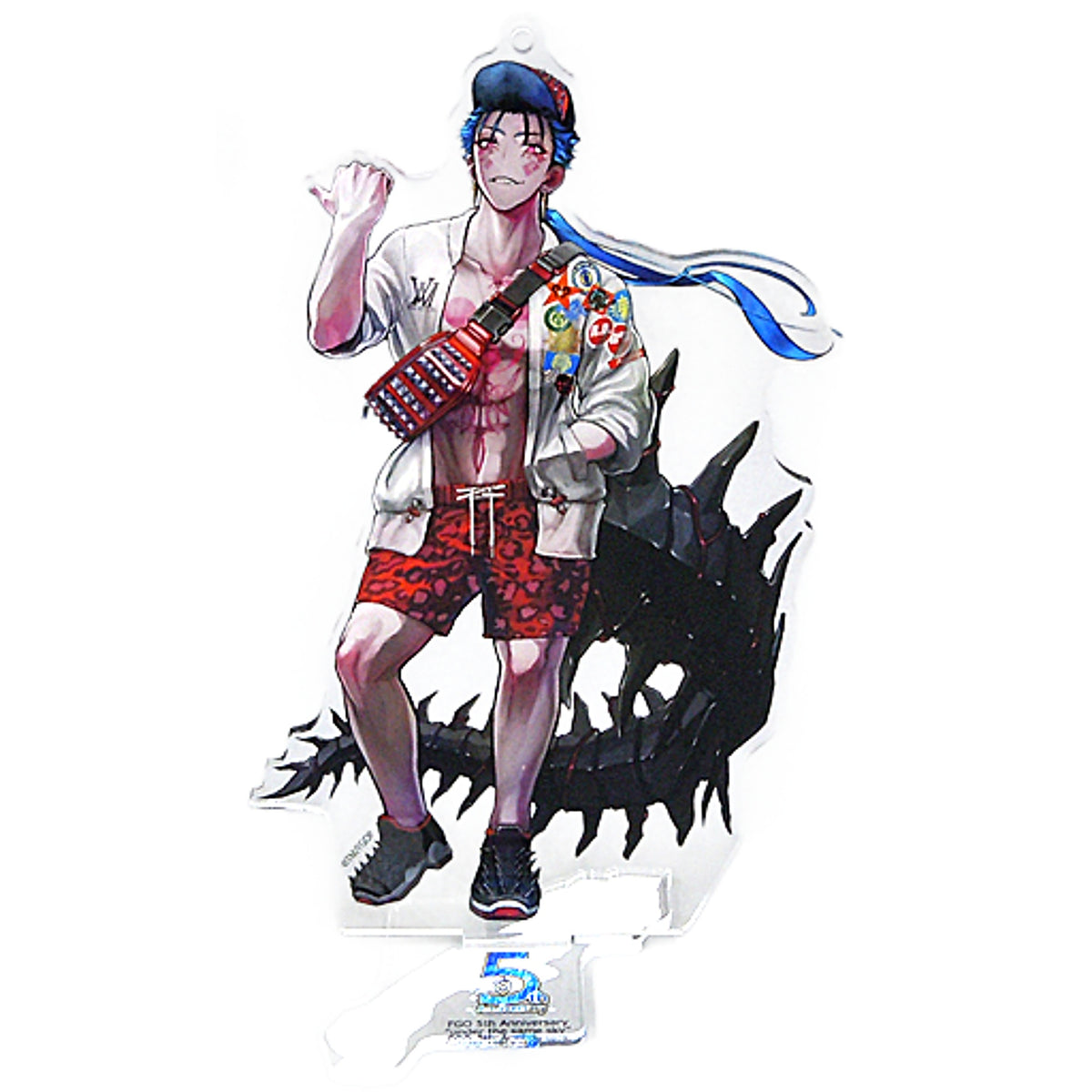 Fate/Grand Order Berserker/Cu Chulainn Alter Acrylic Mascot Chugoku Shikoku Ver. 5th Anniversary Under The Same Sky Limited Mascot [USED]