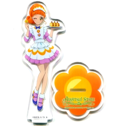 Kokone Kurisu Aikatsu Restaurant Ver. Acrylic Stand Aikatsu! Style & for Lady Pop Up Store with Hattori Kanko at Marui [USED]