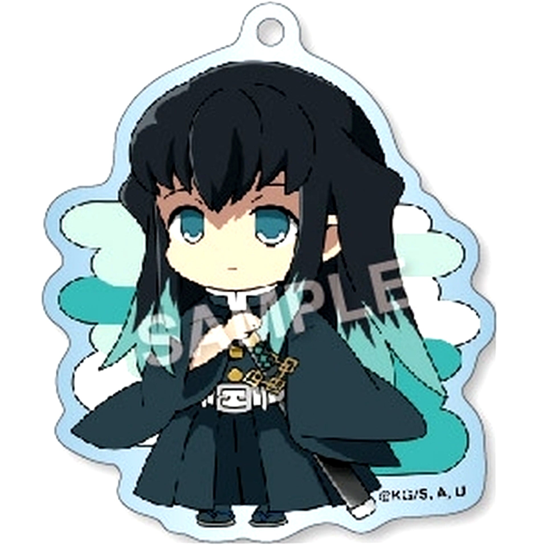 Muichiro Tokito Demon Slayer Kimetsu no Yaiba Eforme Deco! to Acrylic Ball Chain Vol 6 [USED]