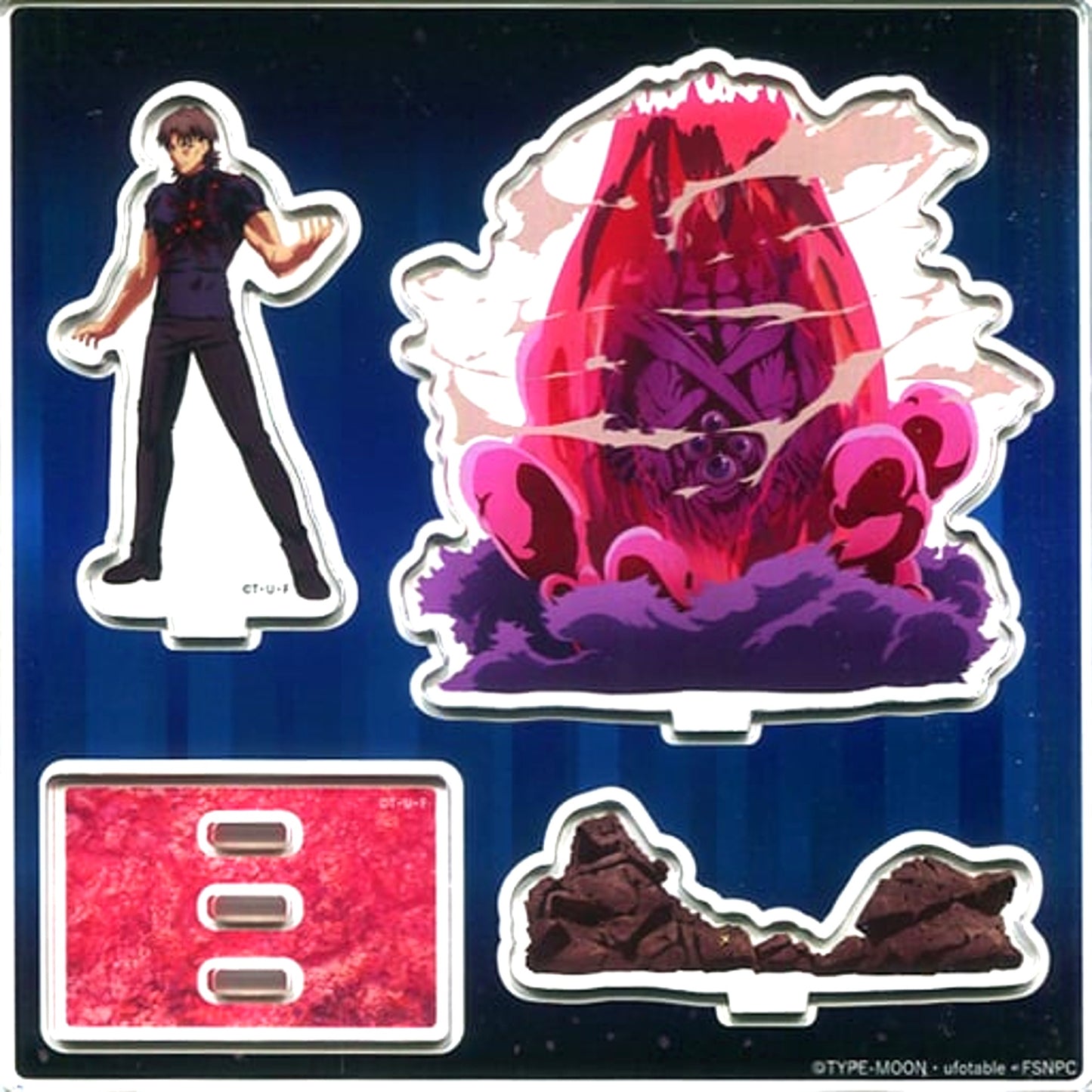 Kirei Kotomine Final Battle Fate/stay night Heaven's Feel III. spring song Battle Scene 3D Acrylic Mascot Theater Goods [USED]