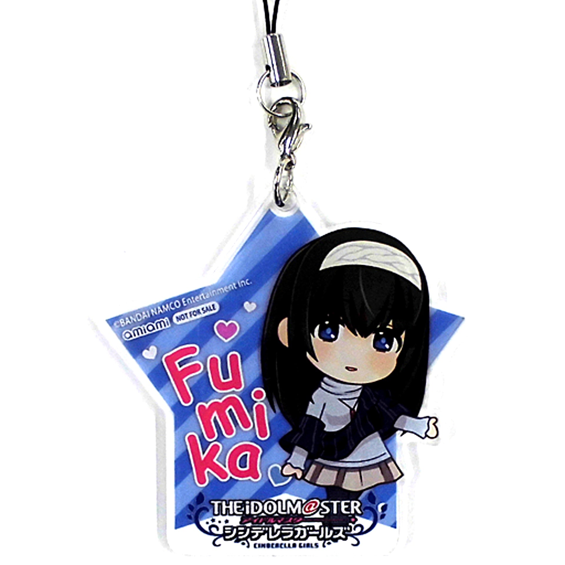 Fumika Sagisawa Petite Derella The Idolmaster Cinderella Girls Acrylic Strap Fumika Sagisawa Konpeki no Kyokai 1/8 Figure AmiAmi Ltd Bonus [USED]