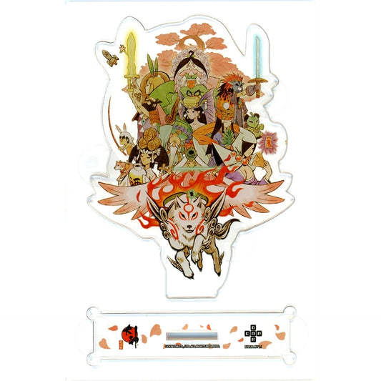 Key Visual Okami HD x Capcom Bar Shopping Bonus Acrylic Stand [USED]