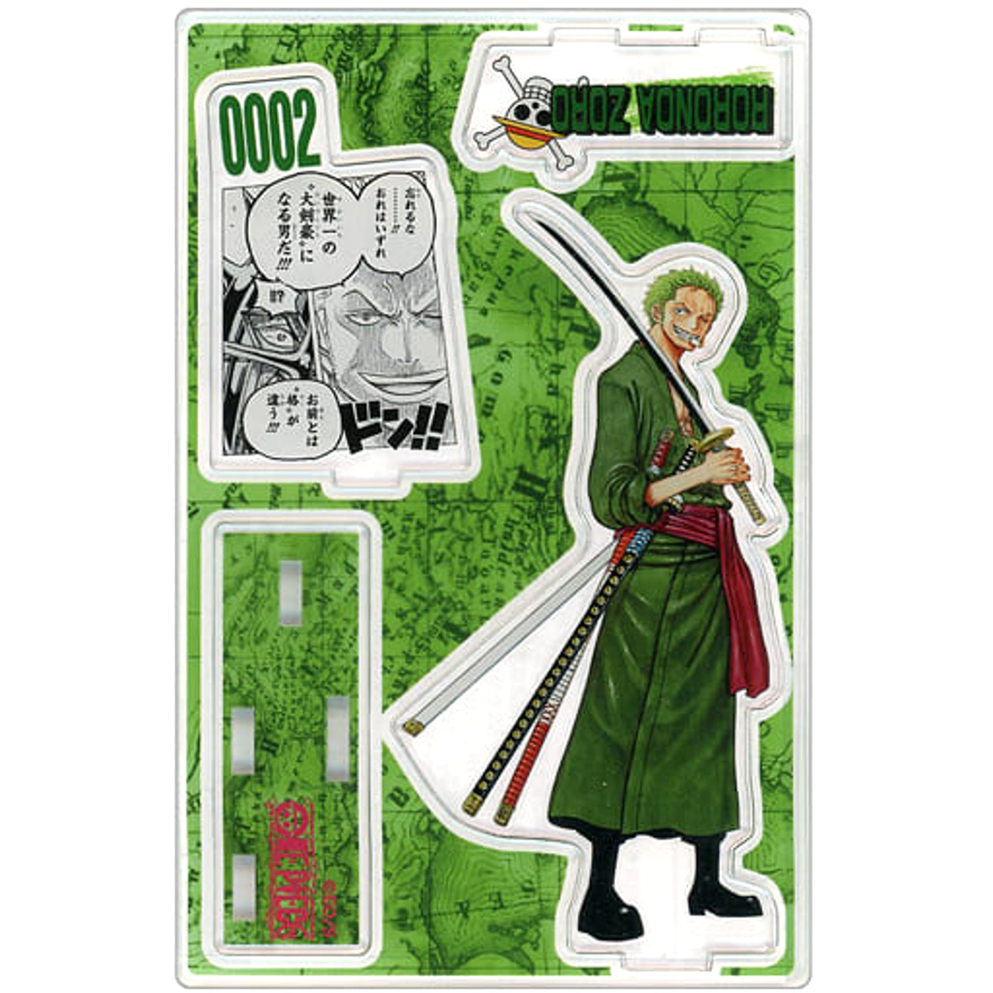 One Piece Roronoa Zoro Famous Scene Diorama figure Acrylic Item [USED]