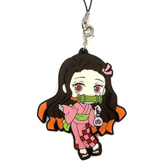 Demon Slayer: Kimetsu no Yaiba Nezuko Kamado Ichiban Kuji 3 Rubber Charm Kyunchara Illustrations Prize E Keychains [USED]
