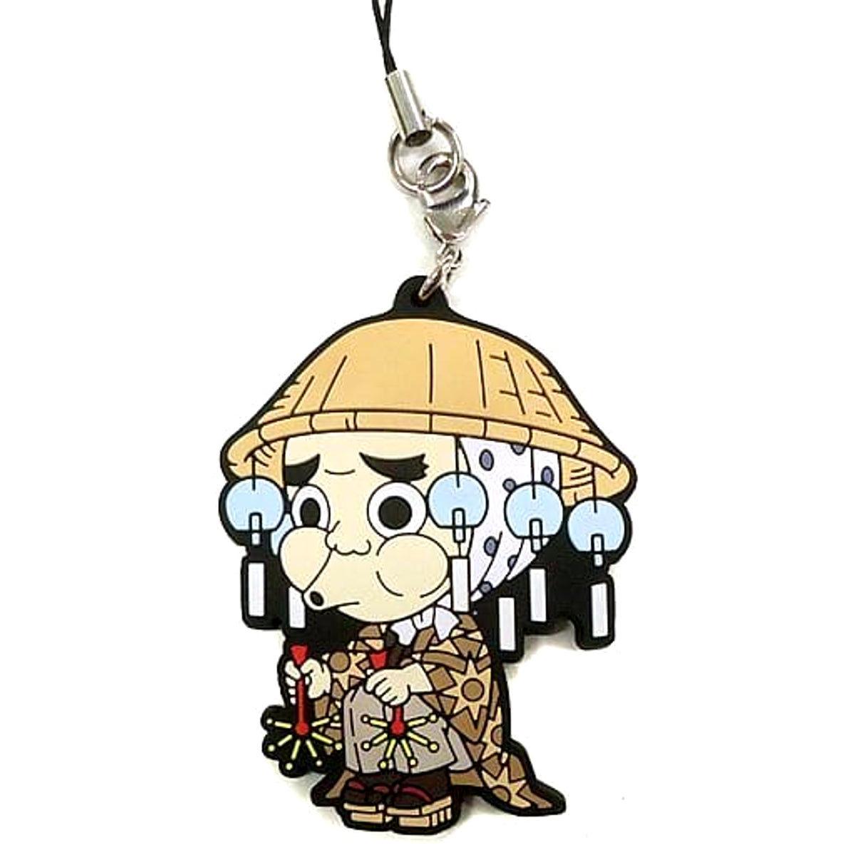 Demon Slayer: Kimetsu no Yaiba Hotaru Haganezuka Ichiban Kuji 3 Rubber Charm Kyunchara Illustrations Prize E Keychains [USED]
