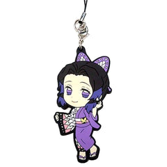 Demon Slayer: Kimetsu no Yaiba Shinobu Kocho Ichiban Kuji 3 Rubber Charm Hashira Ver. Kyunchara Illustrations Prize F Keychains [USED]