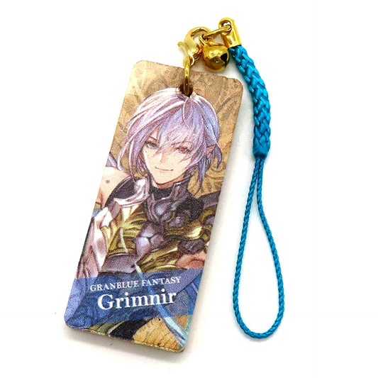 Granblue Fantasy Grimnir Original Wooden Tag Strap Vol.2 Yorozuya Siero Tokyu Hands Branch Offices Limited Keychains [USED]