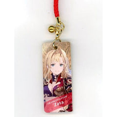 Granblue Fantasy Zeta Original Wooden Tag Strap Vol.3 Yorozuya Siero Tokyu Hands Branch Offices Limited Keychains [USED]
