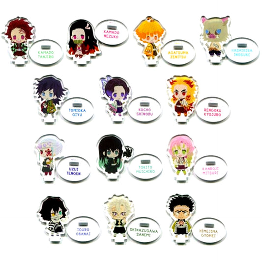Set of 13 Demon Slayer Mini Acrylic Stand [USED]