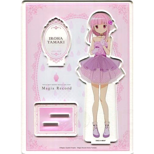Iroha Tamaki Acrylic Stand Magia Record: Puella Magi Madoka Magica Side Story Mikazuki Villa Home Party in AniON STATION AKIHABARA Main Store [USED]