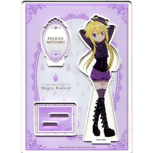 Felicia Mitsuki Magia Record: Puella Magi Madoka Magica Side Story Mikazuki Villa Home Party in AniON STATION AKIHABARA Main Store Acrylic Stand [USED]